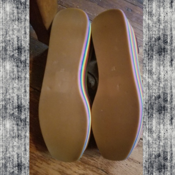 Jeffrey Campbell rainbow platform SANDALS - Picture 8 of 8